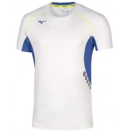 Mizuno T-Shirt Premium JPN Tee Bianco/Royal